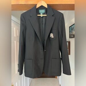 Vintage Ralph Lauren Black Blazer Size 16